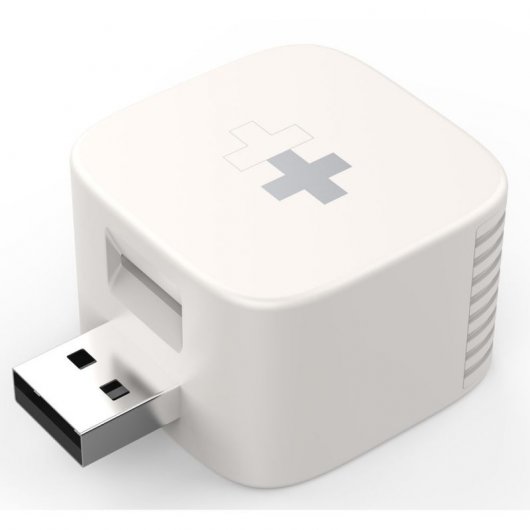 HyperCube Backup Cargador USB con Copias de Seguridad Blanco