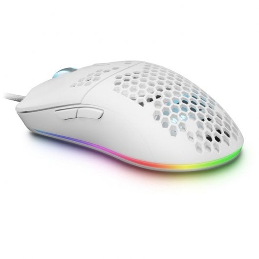 Mouse da gioco Mars Gaming MMAX RGB 12400 DPI bianco