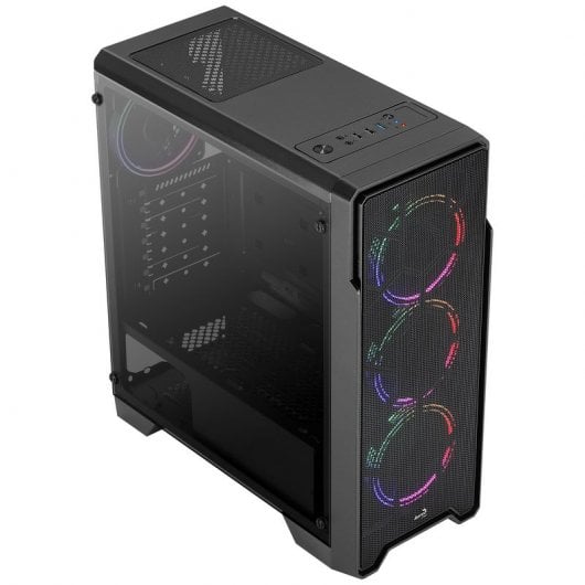 Aerocool Ore USB 3.0 FRGB com Janela Acrílica Preta