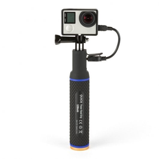 Quick Media Palo Selfie con Adaptador Go-Pro + Power Bank 5200 mAh