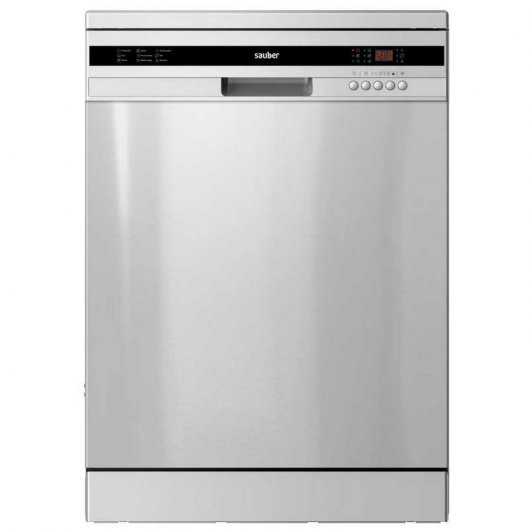 Sauber SDW64I Lavavajillas Capacidad 12 Cubiertos A++ Acero Inoxidable