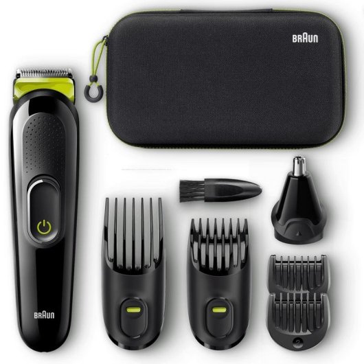 Braun MGK 3921 Barbero 6 en 1 Negro