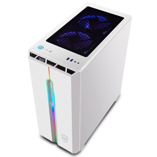 Nfortec Antares USB 3.0 Cristal Templado RGB Blanca Refurbished
