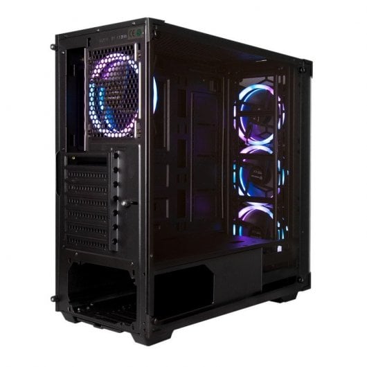 Nfortec Draco V2 Cristal Templado USB 3.0 RGB Negra Refurbished