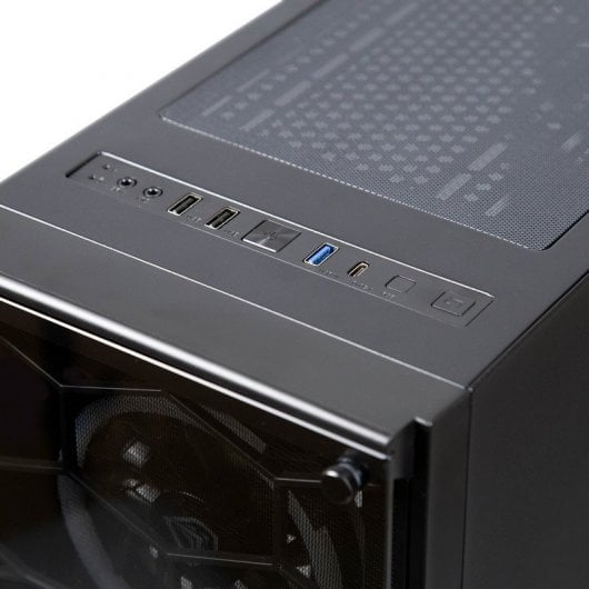 Nfortec Draco V2 Cristal Templado USB 3.0 RGB Negra Refurbished