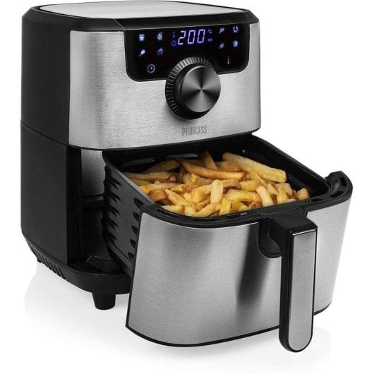 Fritteuse Heißluft Princess 182033 Deluxe 4,5L 1500W Digital Timer Antihaft