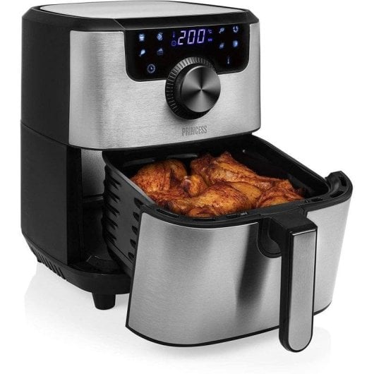 Fritteuse Heißluft Princess 182033 Deluxe 4,5L 1500W Digital Timer Antihaft