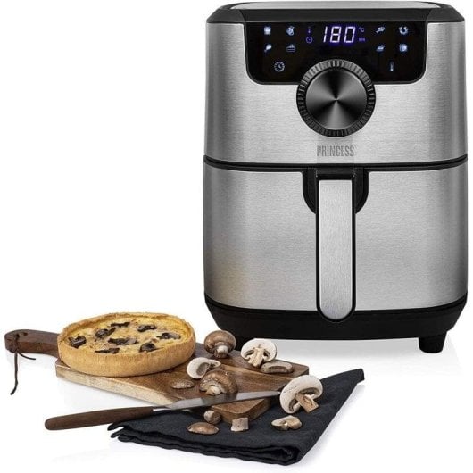 Fritteuse Heißluft Princess 182033 Deluxe 4,5L 1500W Digital Timer Antihaft