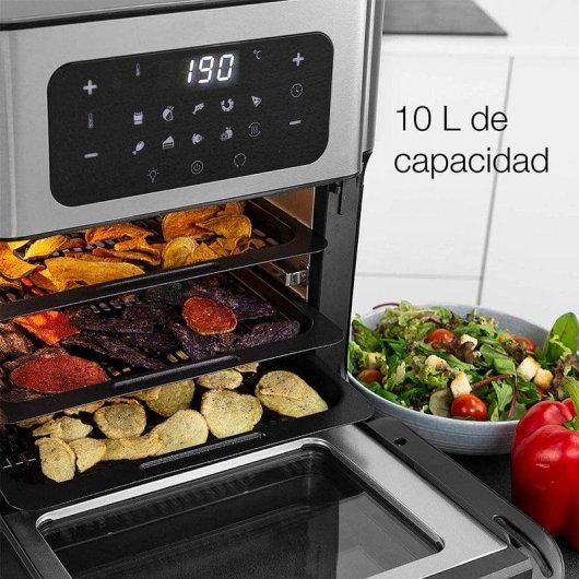 Airfryer Princess 182065 Aerofryer Oven 10L 1500W Grande Capacité Écran Tactile
