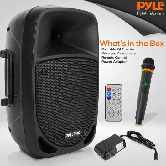 Pyle Home PSBT85A Altavoz Bluetooth con Micrófono 800W Negro
