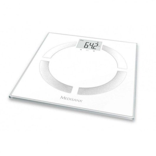 Balança Bioimpedância Medisana BS-444 Connect 180kg 8 Utilizadores Bluetooth LCD