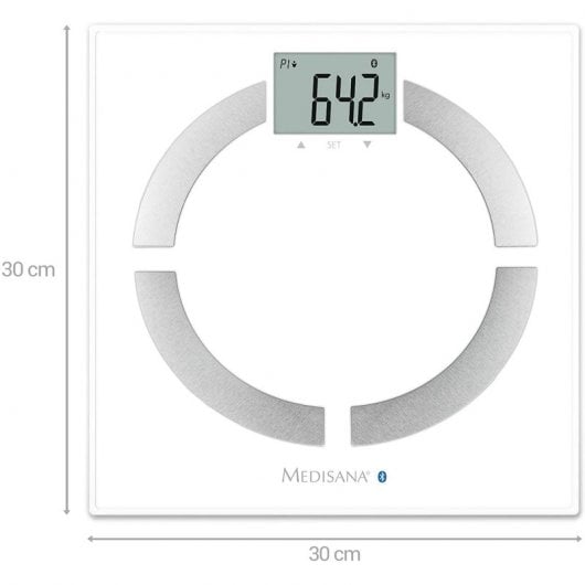 Medisana BS-444 Connect Bilancia 180 kg Bianco