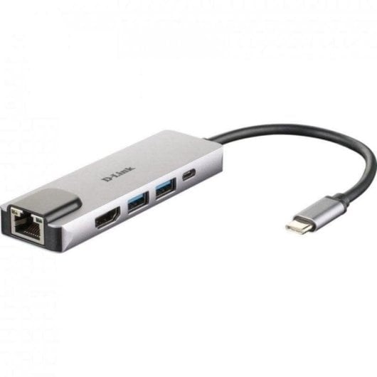 Hub D-Link DUB-M520 USB-C HDMI 4K Gigabit 2xUSB 3.0 Power Delivery 60W