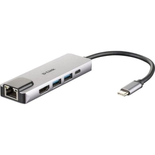 Hub D-Link DUB-M520 USB-C HDMI 4K Gigabit 2xUSB 3.0 Power Delivery 60W