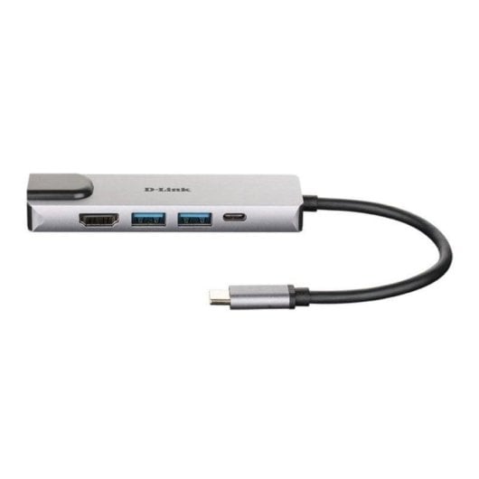 Hub D-Link DUB-M520 USB-C HDMI 4K Gigabit 2xUSB 3.0 Power Delivery 60W