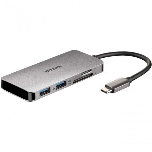 Hub D-Link DUB-M610 Lettore 6 in 1 SD/MicroSD/HDMI 4K/USB-C/USB 3.0