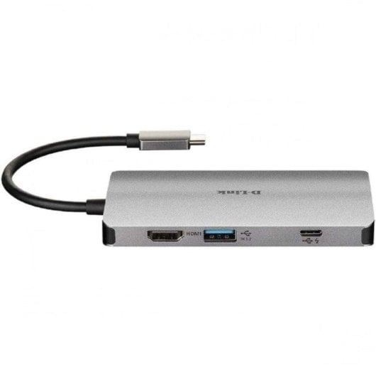 Dockingstation D-Link DUB-M810 8-in-1 Aluminium USB-C HDMI 4K RJ45 SD