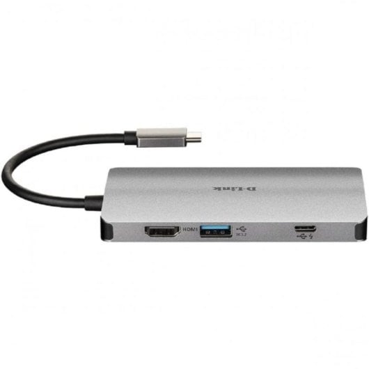 Hub D-Link DUB-M810 USB-C 8-en-1 HDMI 4K Ethernet RJ45 Aluminium