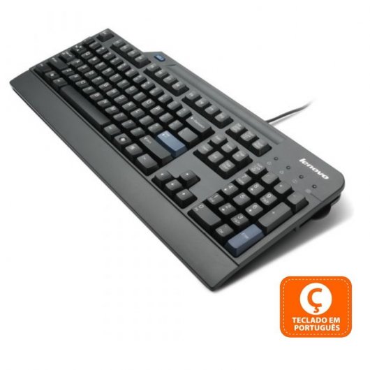Lenovo USB Smartcard Keyboard Teclado (PT)