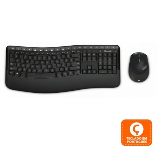 Microsoft Wireless Comfort Desktop 5050 Teclado + Rato Sem Fios (PT)