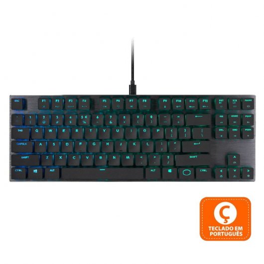 Cooler Master SK630 Teclado Mecânico Gaming RED (PT)