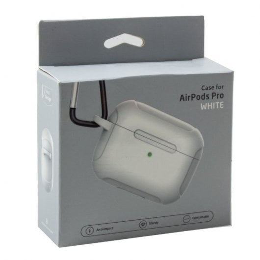 Cool Funda Soft Silicona Blanca para Apple Airpods Pro