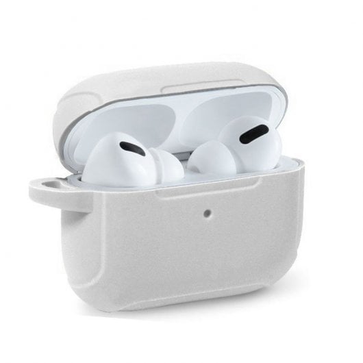Cool Funda Soft Silicona Blanca para Apple Airpods Pro