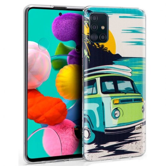 Cool Funda Dibujos Beach para Samsung Galaxy A51