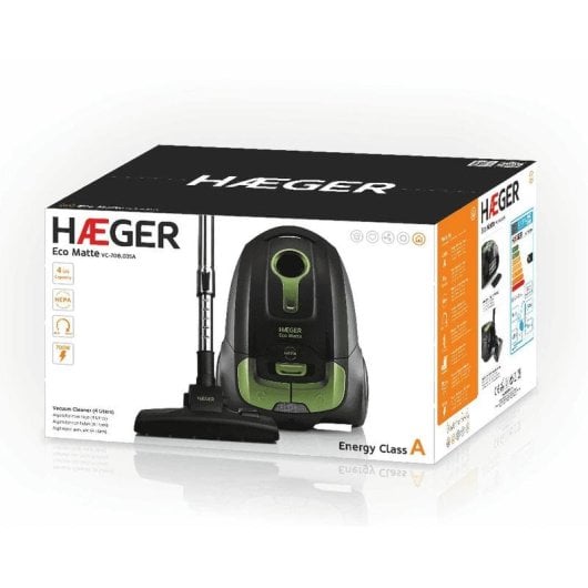 Staubsauger mit Beutel Haeger Eco Matte VC-70B.035A 700W HEPA-Filter 4L