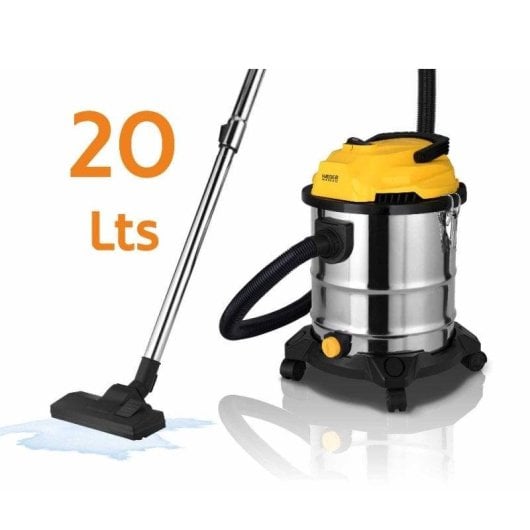 Industriestaubsauger Haeger Work Force VC-W&D.038A 1200W 20L Nass- und Trockensauger Edelstahl