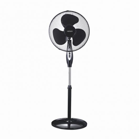 Haeger Round Wind Ventilador de Pie 45W Negro