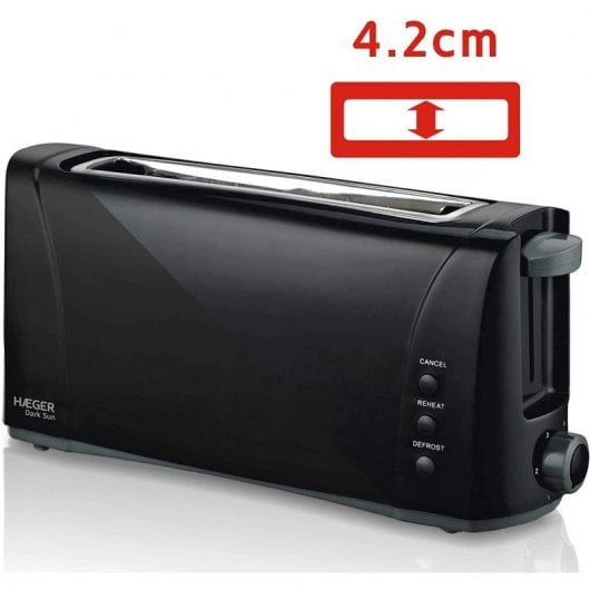 Haeger Dark Sun Langschlitz-Toaster 1000 W