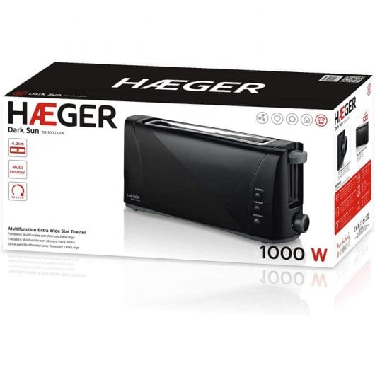 Haeger Dark Sun Langschlitz-Toaster 1000 W