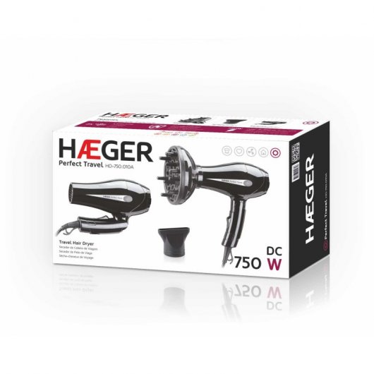 Haeger Perfect Fold Secador de Cabelo 2000W