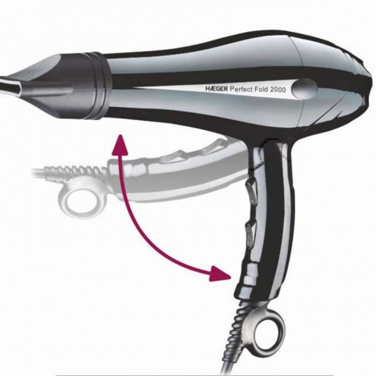 Haeger Perfect Fold Secador de Cabelo 2000W