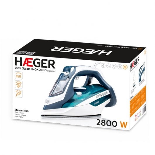 Haeger Ultra Steam Inox Plancha de Vapor 2800W