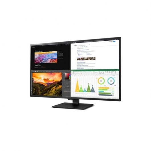 LG 43UN700-B LED display 108 cm (42.5") 3840 x 2160 pixels Noir