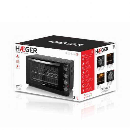 Haeger Acurio Horno de Sobremesa 65L 2200W Negro