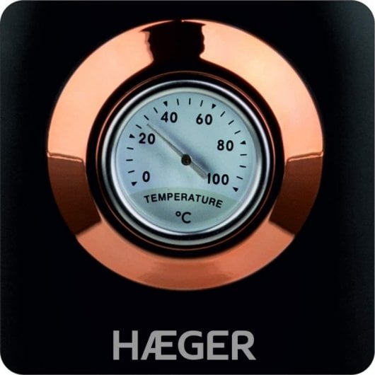 Bollitore Haeger Art Deco nero 1,7 l 2200 W