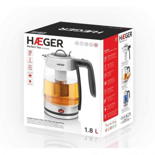 Bouilloire Haeger Perfect 1,8L 2200W