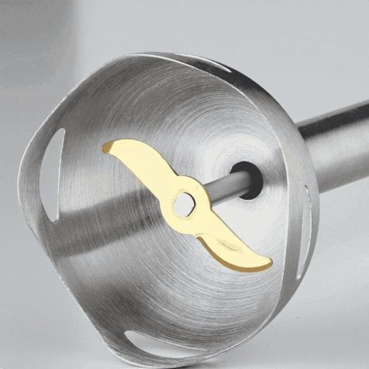 Stabmixer Haeger HB-400.021A 400W Edelstahl Titanmesser 2 Geschwindigkeiten