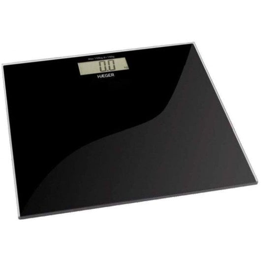 Balança Digital Haeger Dark Até 180 kg Ecrã LCD Desligamento Automático