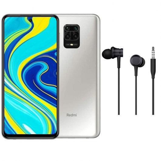 Xiaomi Pack Redmi Note 9S 4/64GB Blanco + Mi Ear Auriculares