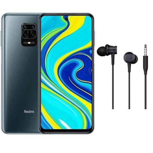 Xiaomi REDMI Note 9S 4G 4GB 64GB 6.67" Cinzento + Mi Ear Auriculares