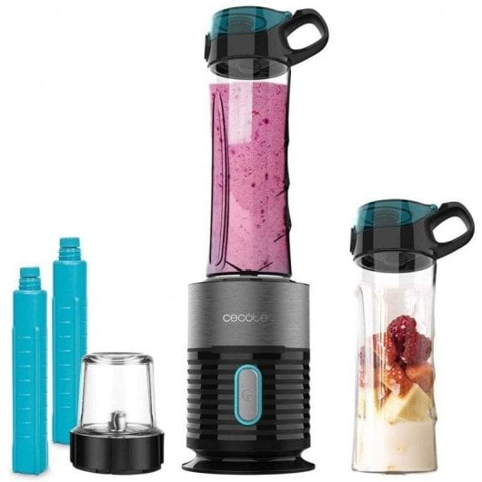 Cecotec Power Titanium 650 Fresh&Go Inox Batidora de Vaso 650W