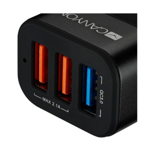 Canyon CNE-CCA07B Cargador de Coche 3xUSB 2.1A