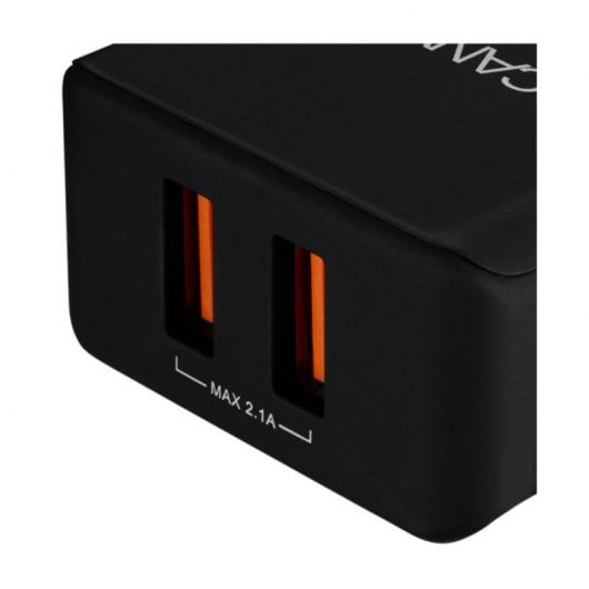 Canyon CNE-CHA03B Cargador 2xUSB 2.1A
