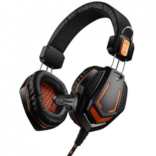 Canyon Fobos Auriculares Gaming Negro/Naranja