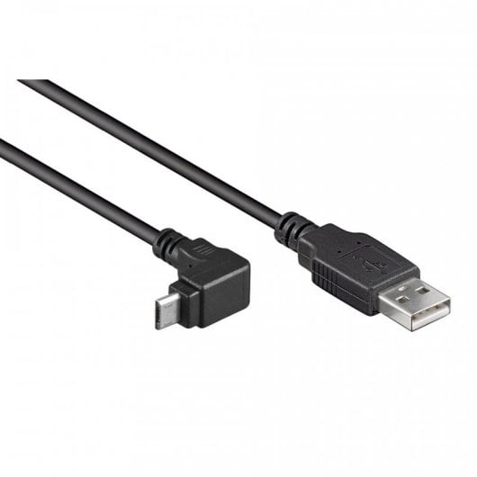 Goobay Cable USB 2.0 a Micro USB Acodado Macho/Macho 1.8m