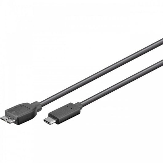 Goobay Cable USB-C a Micro USB B 3.0 Macho/Macho 1m Negro